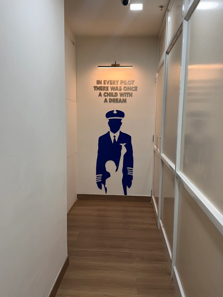 Corridor wall art at Sky Mentors Academy