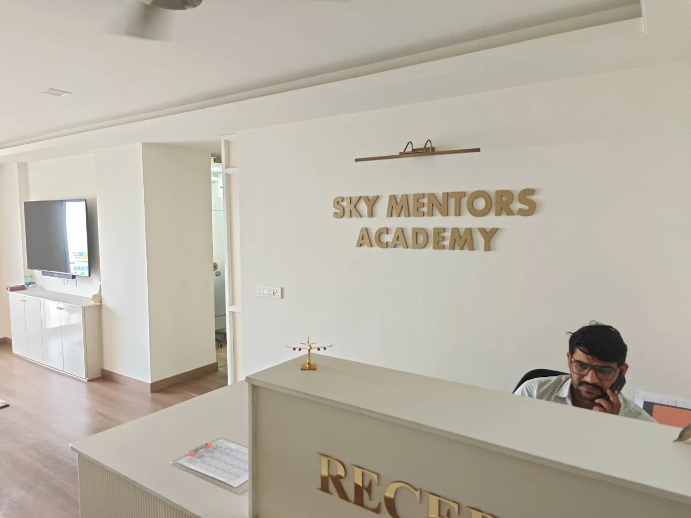The team at Sky Mentors Academy reception